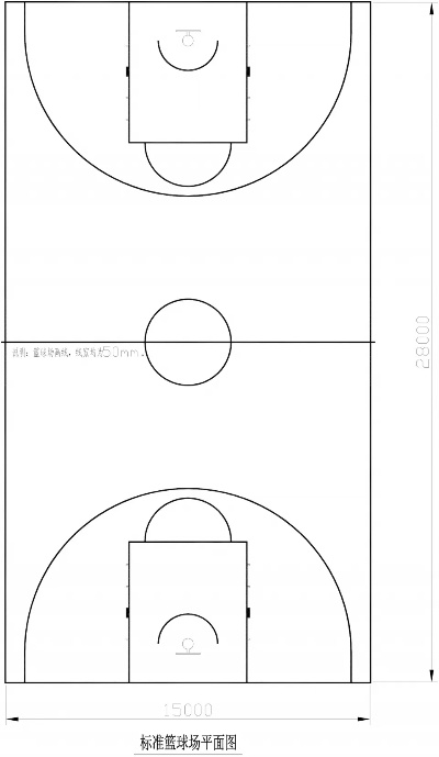 标准篮球场平面图详解-第3张图片-www.211178.com_果博福布斯